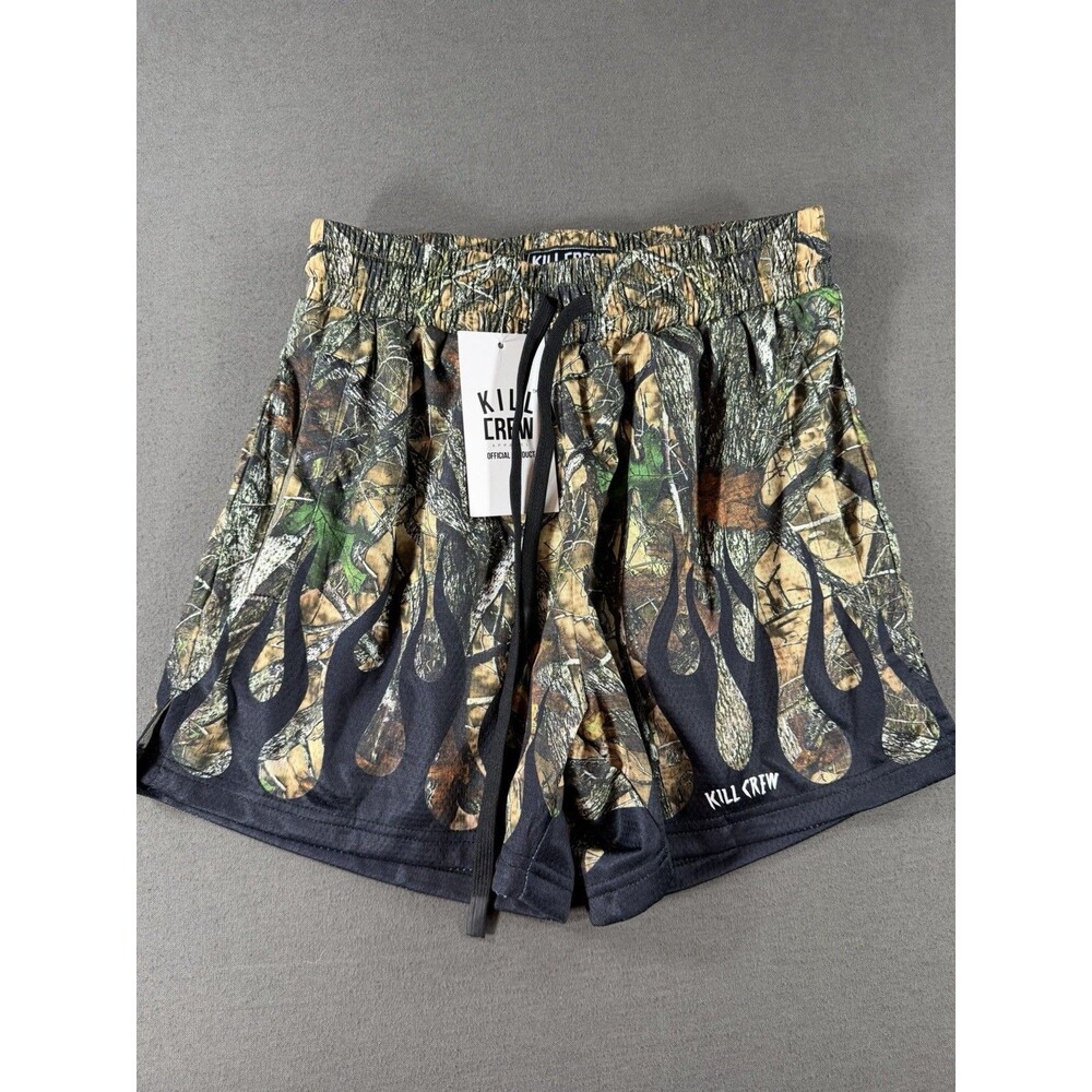 Kill Crew Shorts Mens Small Camo camouflage Athletic Gym MMA Muay Thai NEW